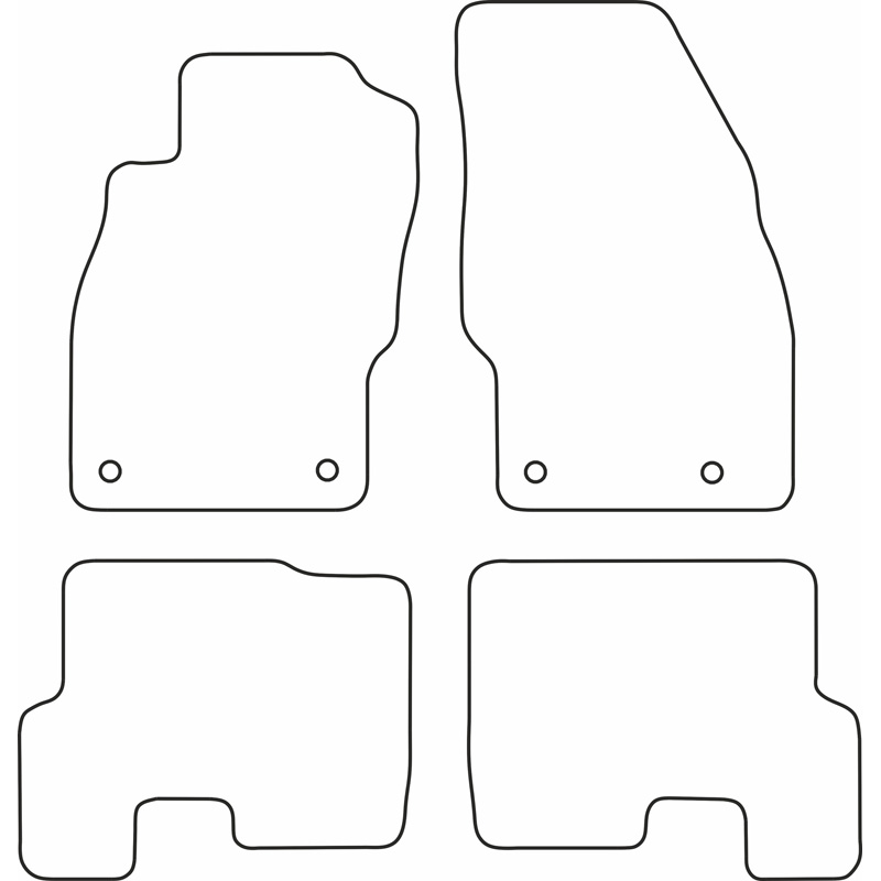 Automatten Velours  Opel Corsa E 2014-