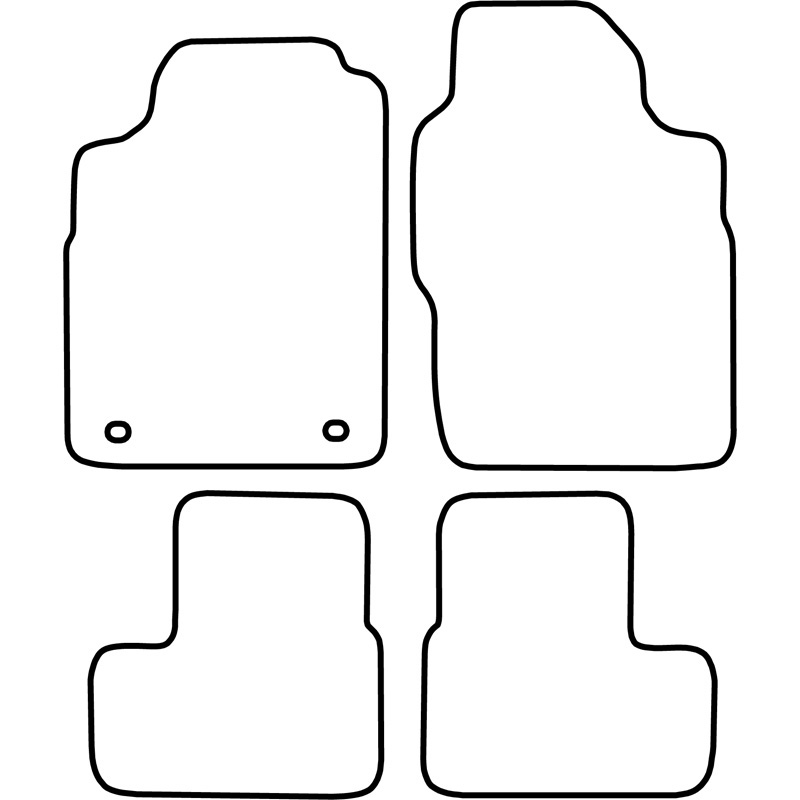 Automatten Velours  Ford Escort 1990-1994