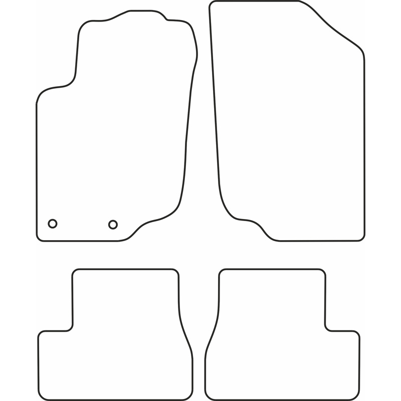 Automatten  Peugeot 207 CC 2007-2013