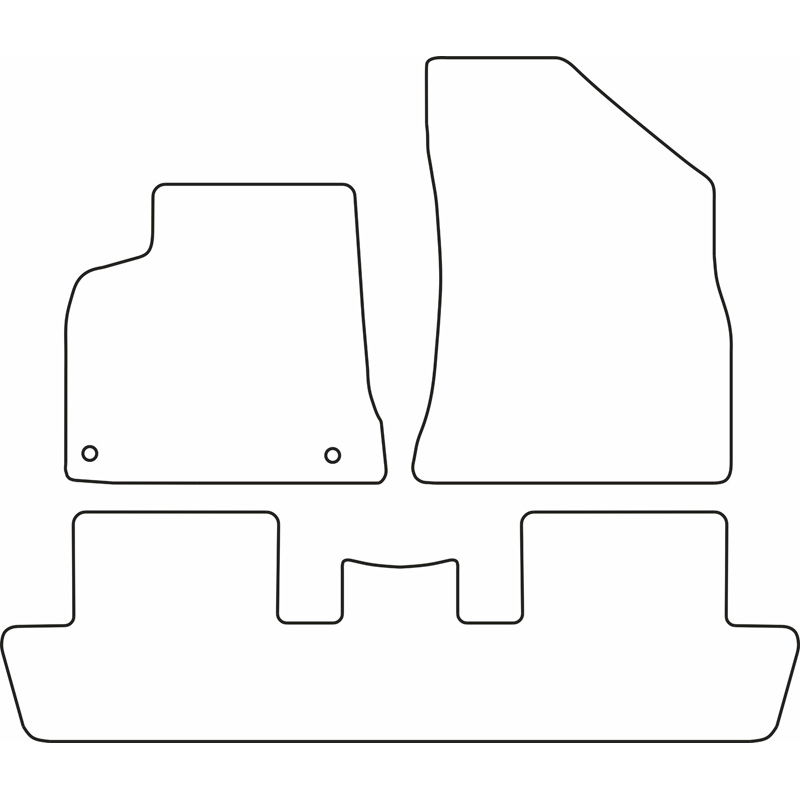 Automatten Velours  Peugeot 5008 2009-2016