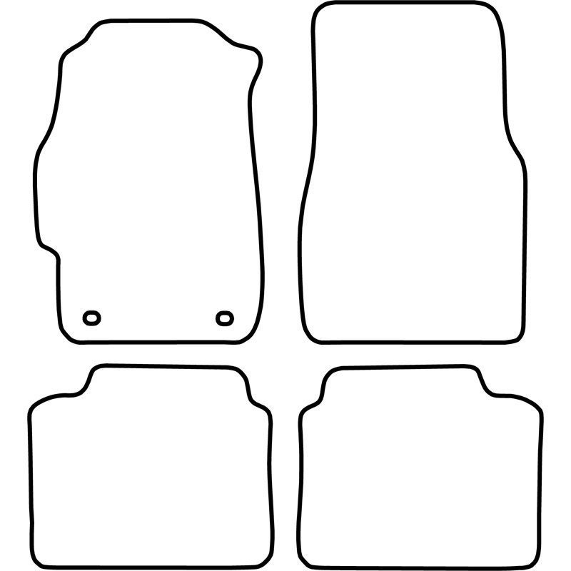 Automatten Velours  Honda Civic 3 deurs 1996-2001