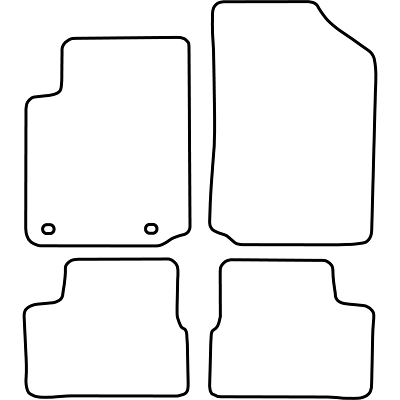 Automatten Velours  Citroen C3 2002-2005