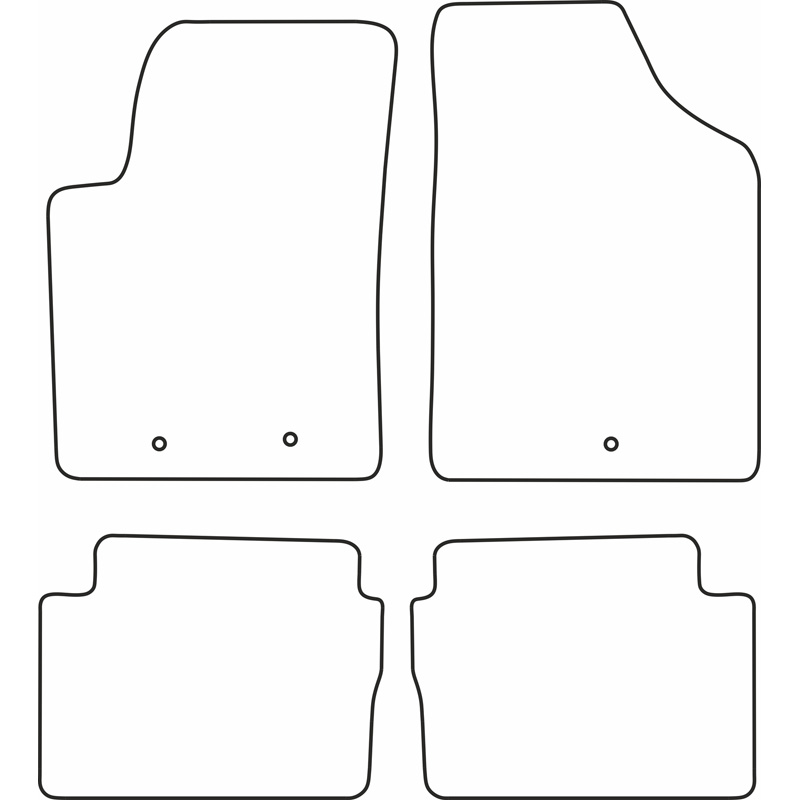 Automatten Velours  Hyundai i10 2008-2010