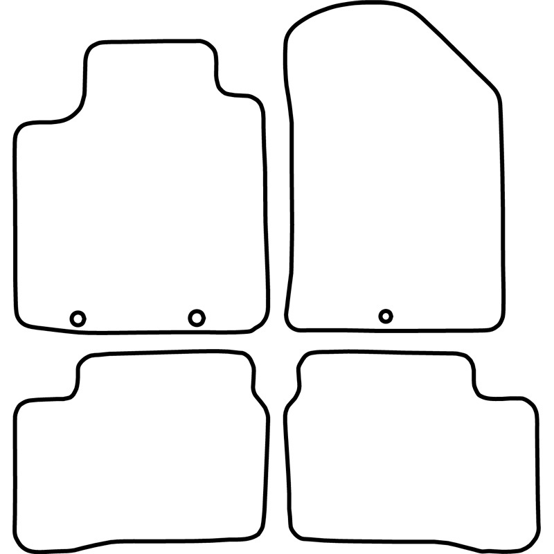 Automatten  Kia Picanto 2015-2017