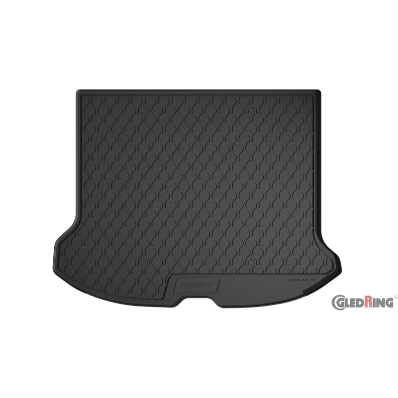 Rubbasol (Rubber) Kofferbakmat  Volvo XC60 2008-2016 (met ruimtebesparend reservewiel)