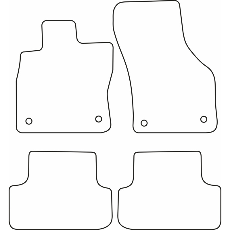 Automatten Velours  Seat Leon incl. ST 2013-2020