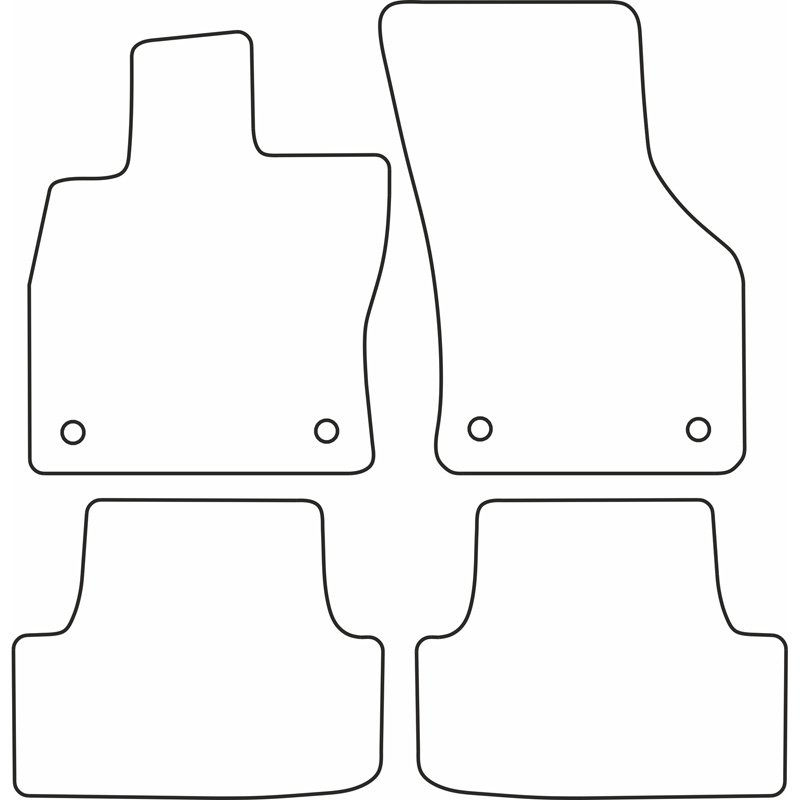 Automatten Velours  Audi A3 8V Sportback/Sedan 2012-2020