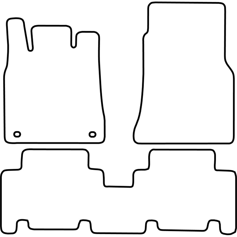 Automatten Velours  Mercedes A Klasse 2001-2004