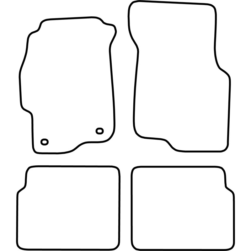 Automatten Velours  Honda Civic 5 deurs 1995-1998