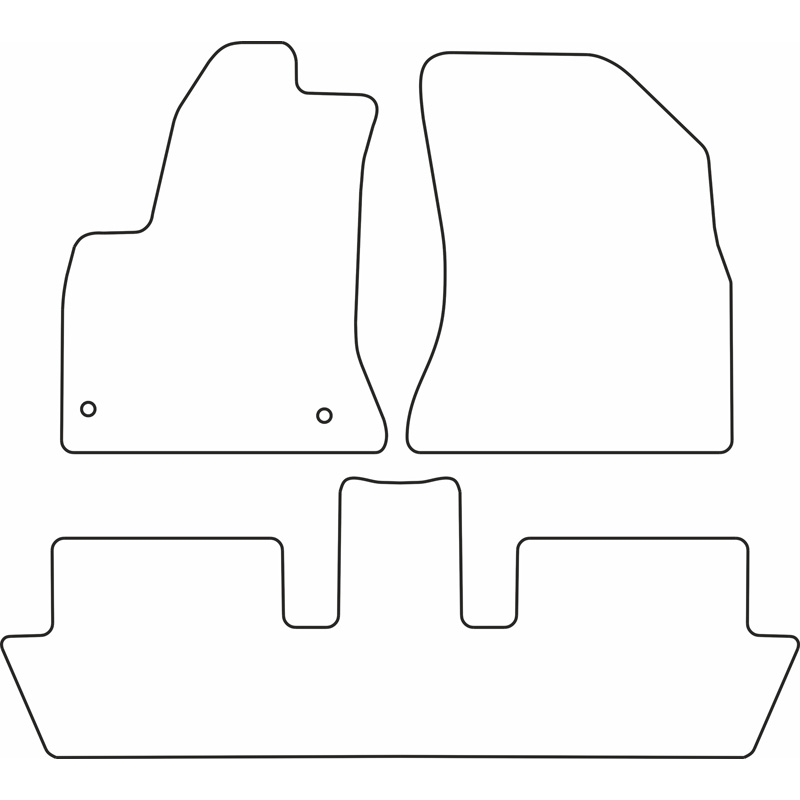 Automatten Velours  Citroen C4 Picasso 2006-2012 (5 personen)