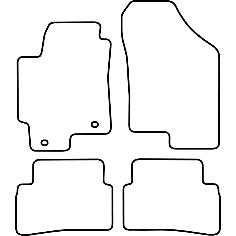 Automatten Velours  Hyundai coupe 2000-2009