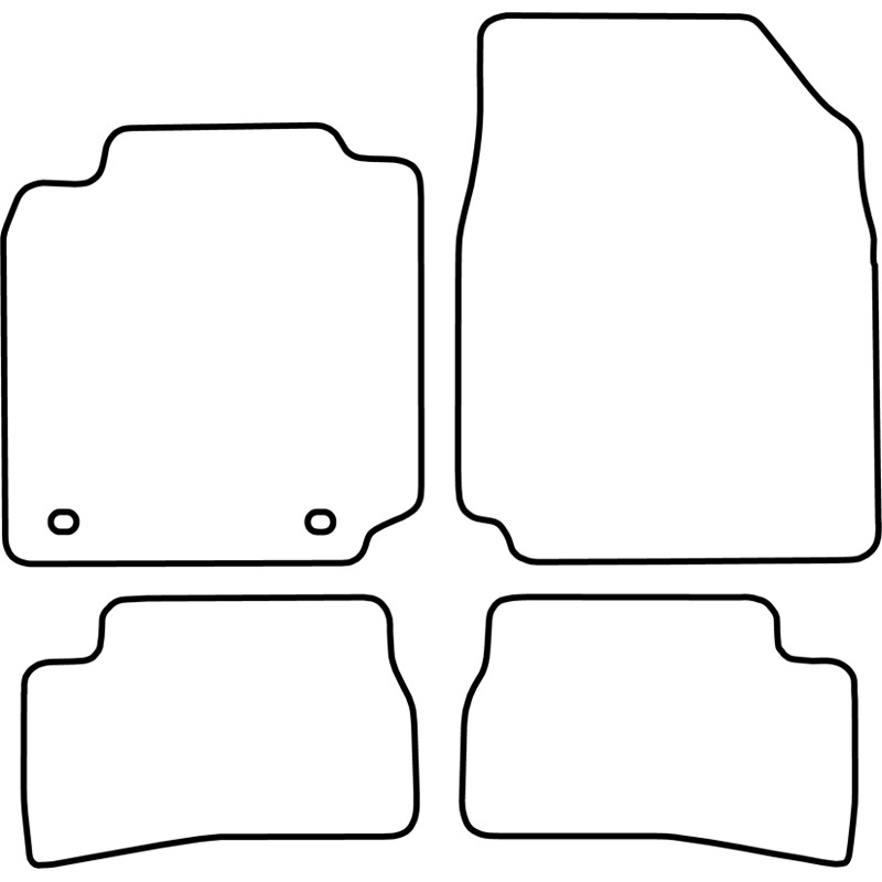 Automatten Velours  Nissan Micra 2003-2011