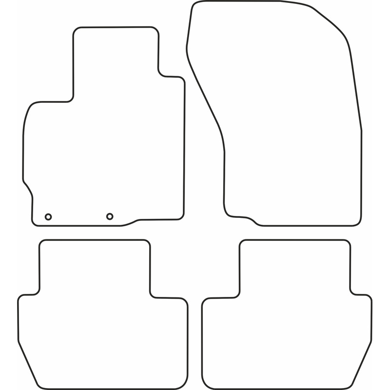 Automatten Velours  Peugeot 4007 2008-