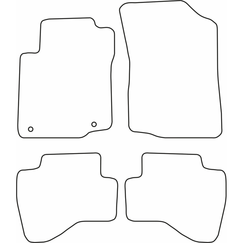 Automatten  Toyota Aygo 2010-2014