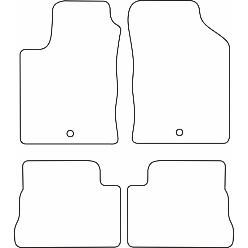 Automatten Velours  Hyundai Getz 2002-2008