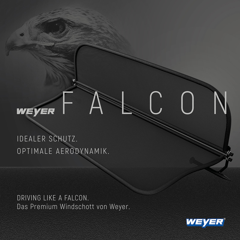 Weyer Falcon Premium Windschot  Audi A4 B6/B7 Cabrio 2002-2009