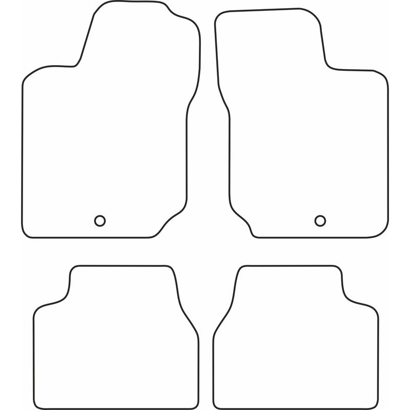 Automatten Velours  Opel Corsa B / Tigra A 1993-2000 4 delig!!