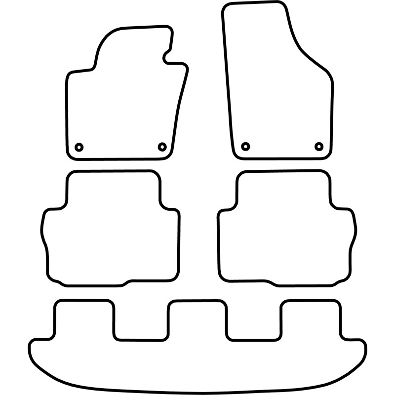 Automatten  Renault Clio 2001-2005