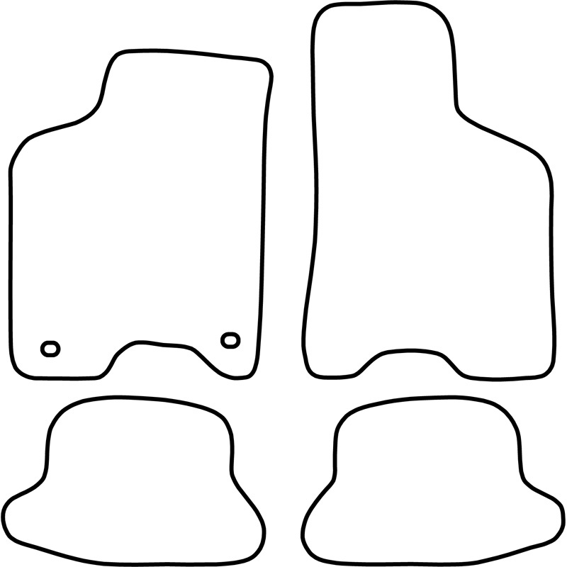 Automatten Velours  Seat Arosa 1997-2004