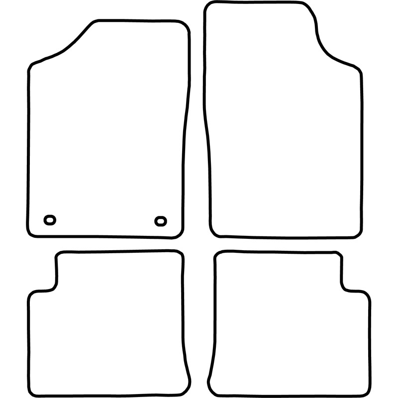Automatten Velours  Citroen ZX 1992-1998